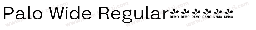Palo Wide Regular字体转换